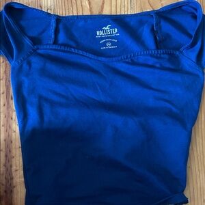 Hollister Vibrant Blue Strapless Top